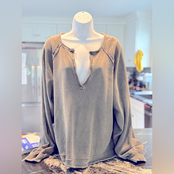 Pilcro Tops - Pilcro by Anthropology distressed sweatshirt